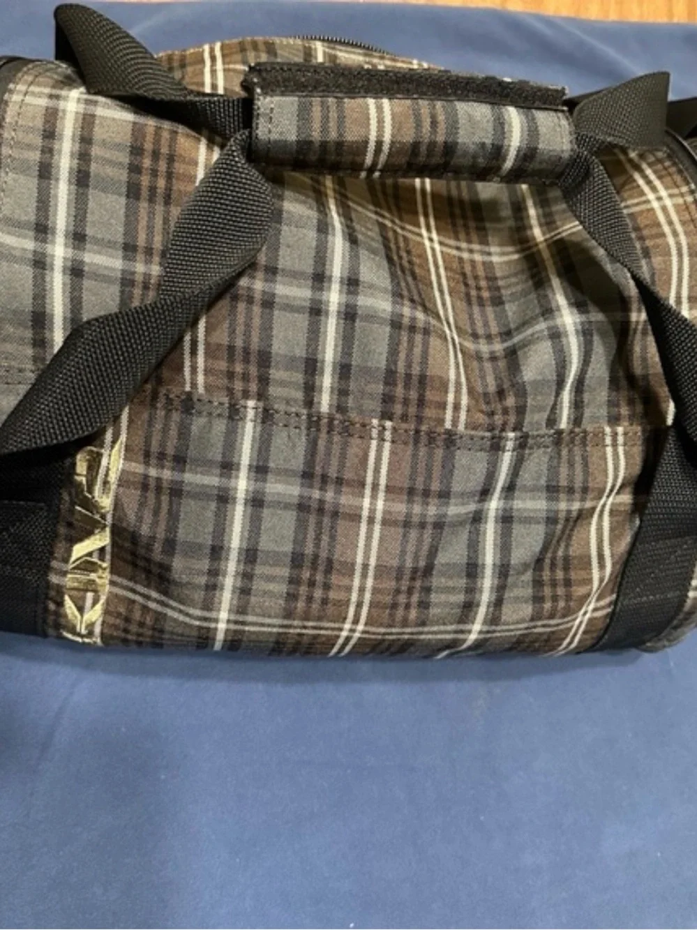 Dakine Brown & Black Plaid Duffel Bag